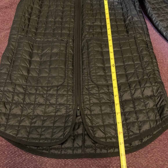 Athleta Dark Quilted Puffer Coat - Picture 7 of 8